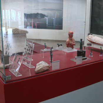 Antiquarium. Sala espositiva. Reperti archeologici